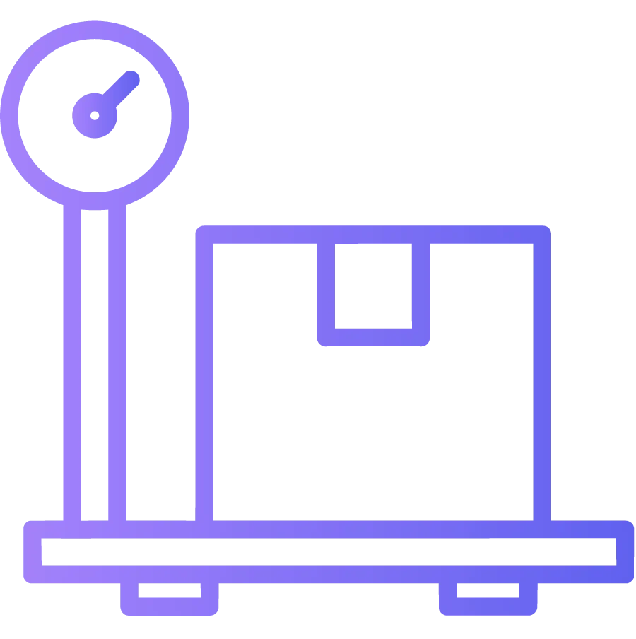 Peso Real del paquete